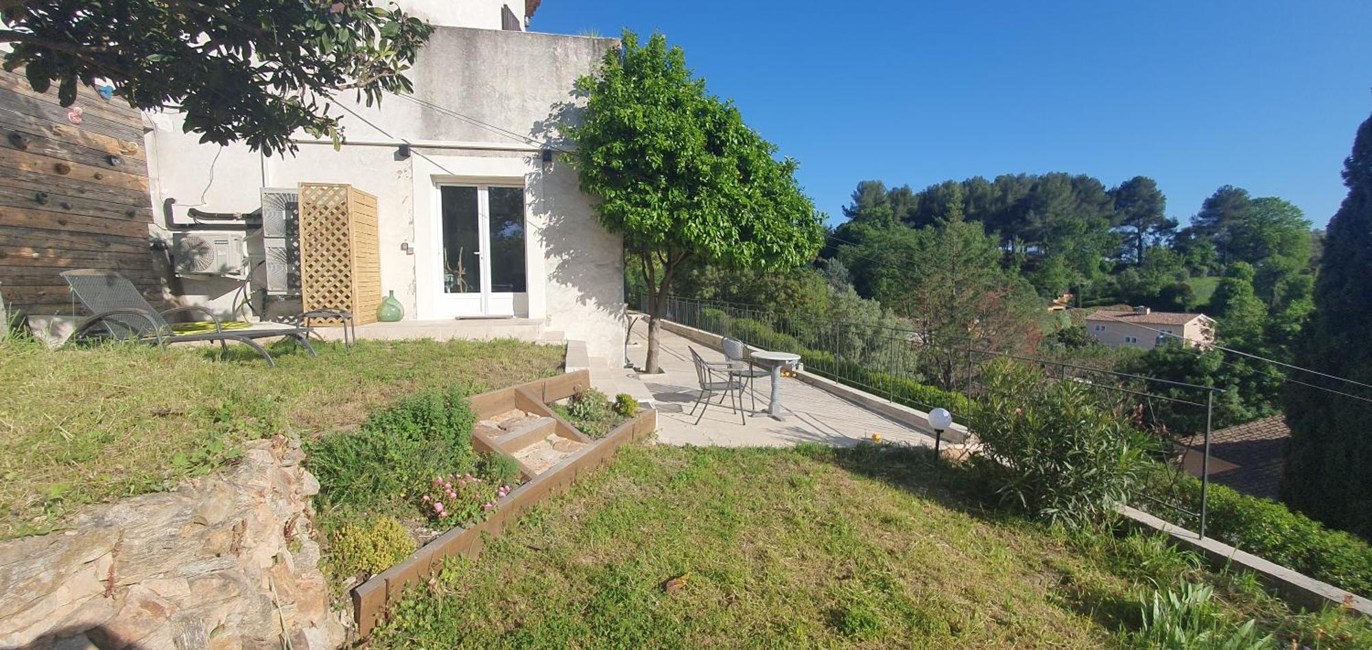 Appartement Calme Et Vue Panoramique à Pégomas Extérieur photo